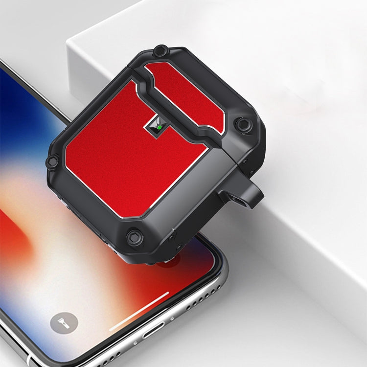 Mecha Hardware TPU Earphone Protective Case with Hook For AirPods 2 / 1