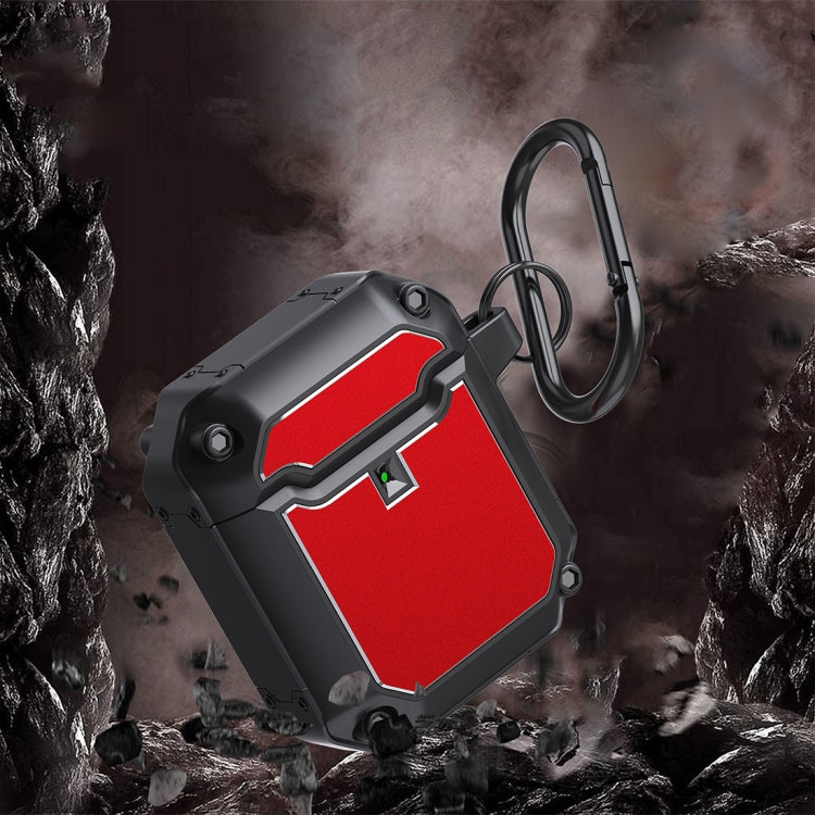 Mecha Hardware TPU Earphone Protective Case with Hook For AirPods 2 / 1