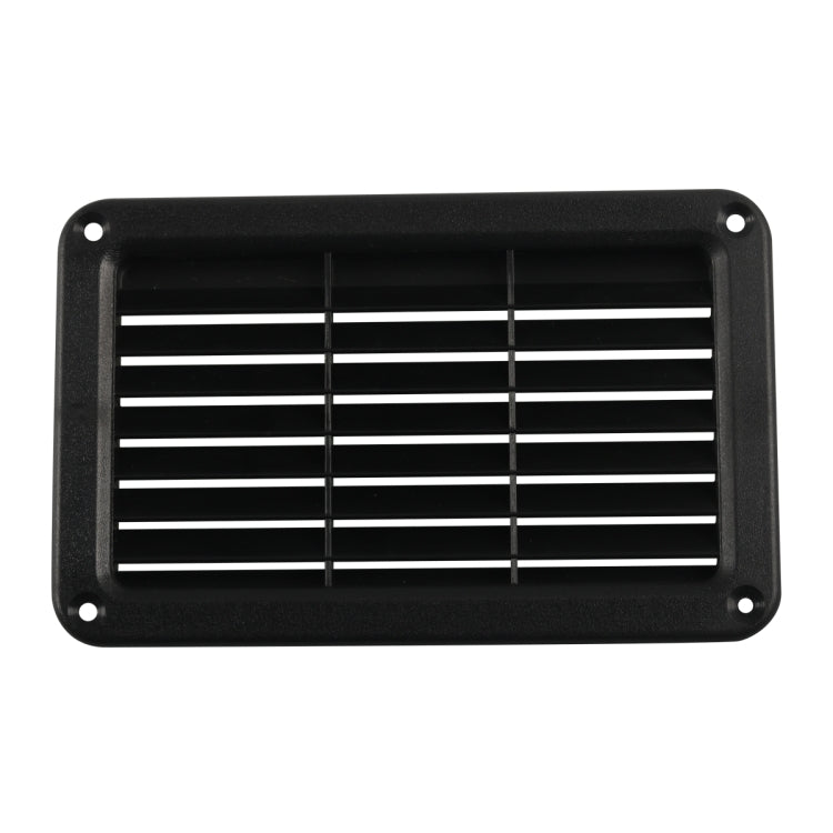 A6789 193x122mm RV / Bus Oblique Louver Outlet Panel with Screws(Black)