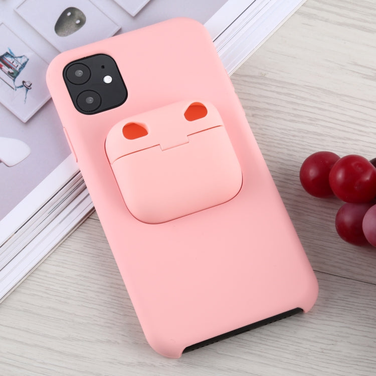 For iPhone 11 Pro For iPhone 11 Silicone Shockproof Protective Case with Apple AirPods Pro Case