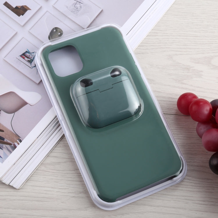 For iPhone 11 Pro Max Silicone Shockproof Protective Case with Apple AirPods Pro Case