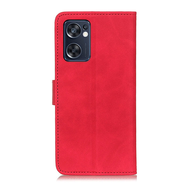For OPPO Reno7 SE 5G KHAZNEH Retro Texture Horizontal Flip Leather Phone Case