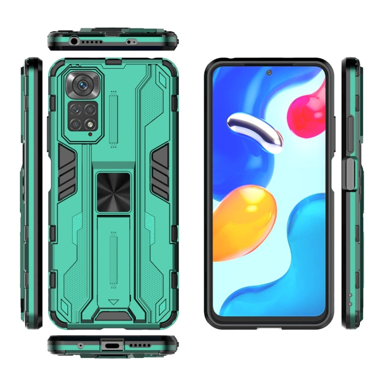 For Xiaomi Redmi Note 11 Global / Note 11S Supersonic PC + TPU Phone Case with Holder