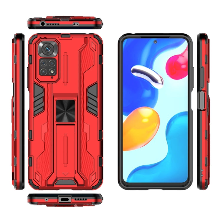 For Xiaomi Redmi Note 11 Global / Note 11S Supersonic PC + TPU Phone Case with Holder