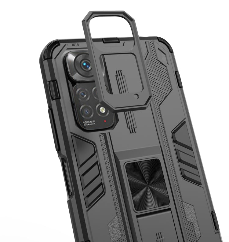 For Xiaomi Redmi Note 11 Global / Note 11S Supersonic PC + TPU Phone Case with Holder