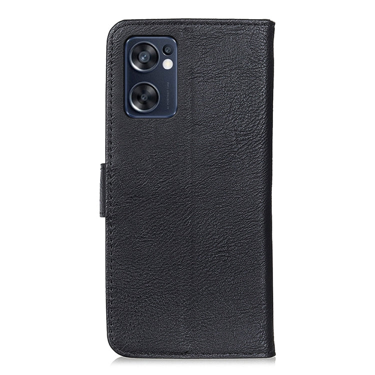 For OPPO Reno7 SE 5G KHAZNEH Cowhide Texture Flip Leather Phone Case