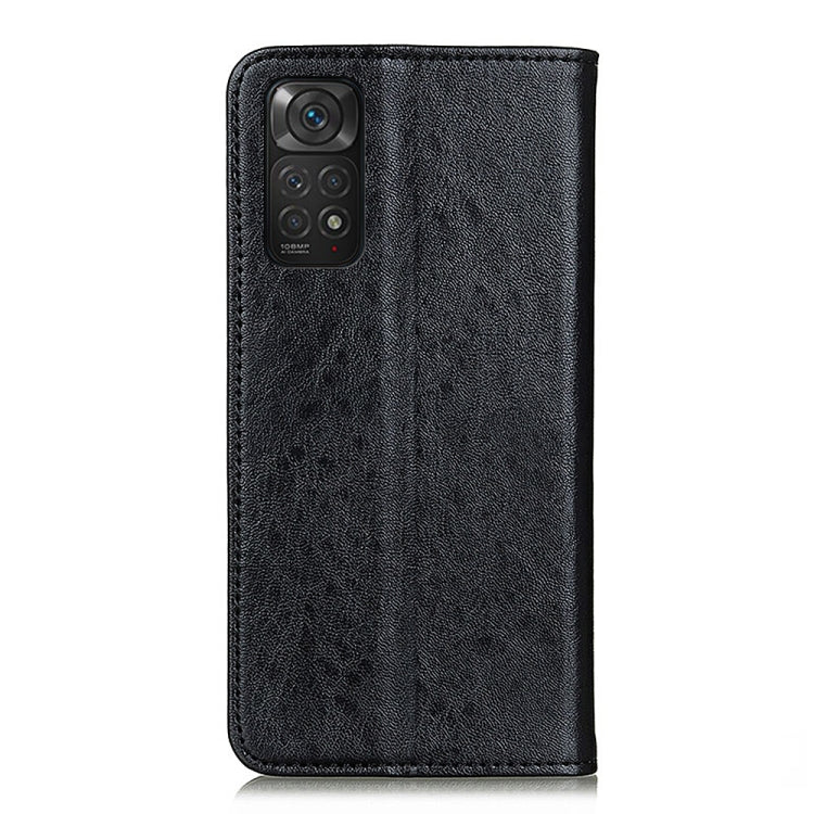 For Xiaomi Redmi Note 11S / Note 11 4G 2022 Magnetic Crazy Horse Texture Leather Phone Case