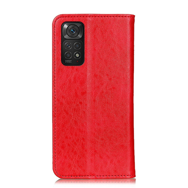 For Xiaomi Redmi Note 11S / Note 11 4G 2022 Magnetic Crazy Horse Texture Leather Phone Case