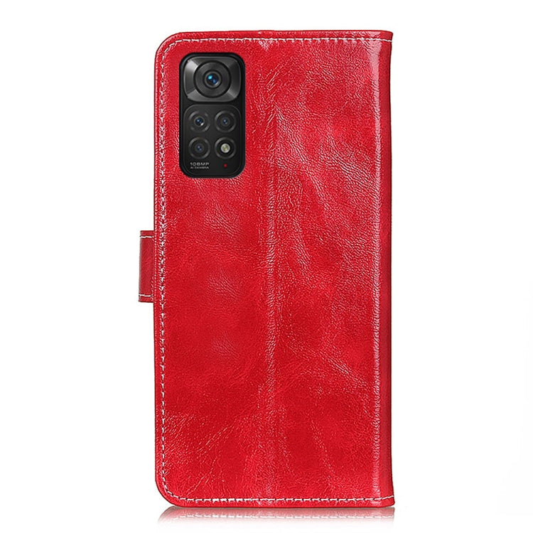 For Xiaomi Redmi Note 11S / Note 11 4G 2022 Retro Crazy Horse Texture Leather Phone Case