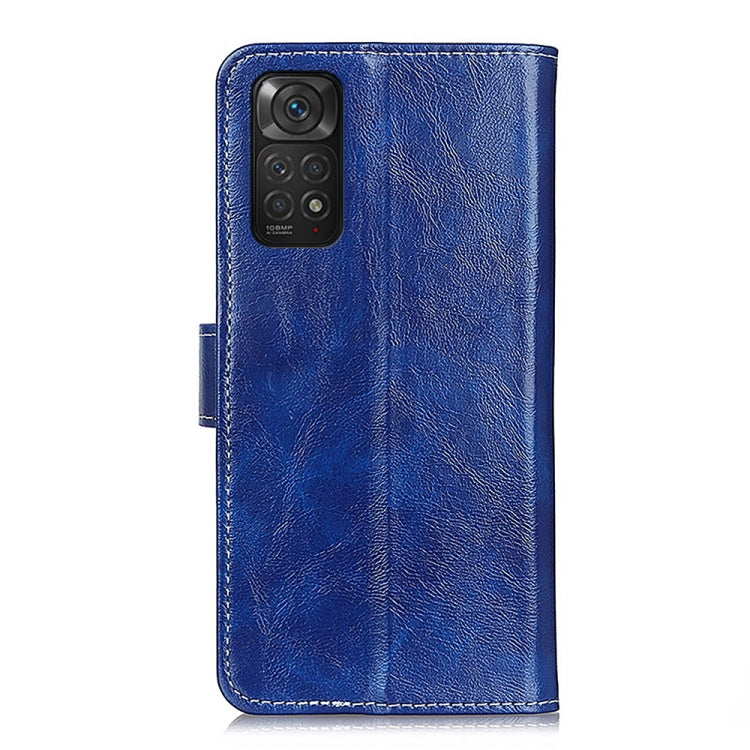 For Xiaomi Redmi Note 11S / Note 11 4G 2022 Retro Crazy Horse Texture Leather Phone Case