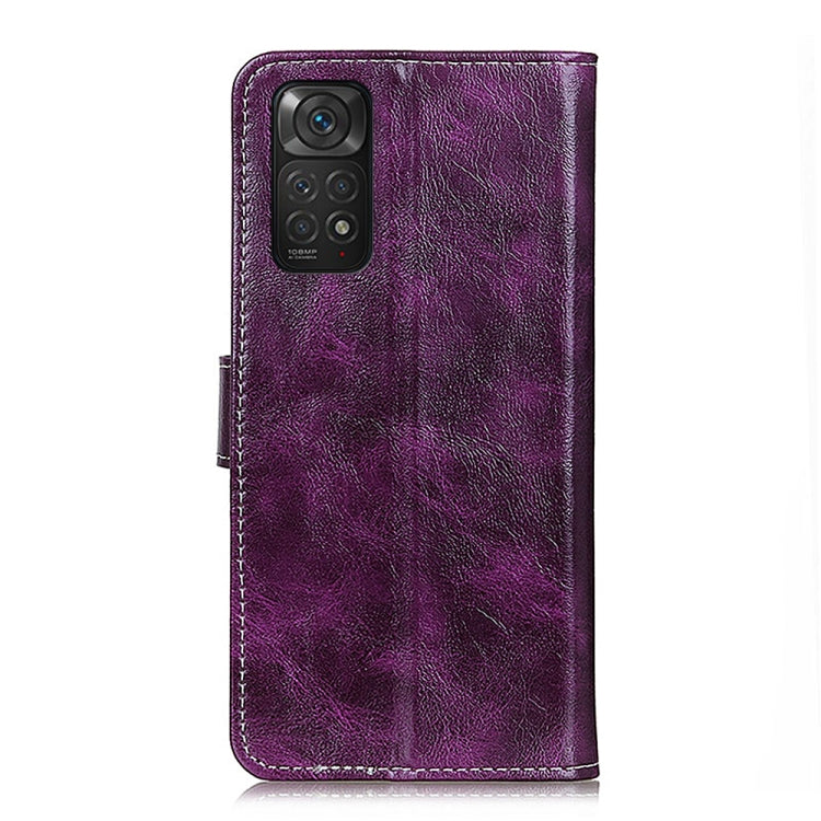 For Xiaomi Redmi Note 11S / Note 11 4G 2022 Retro Crazy Horse Texture Leather Phone Case