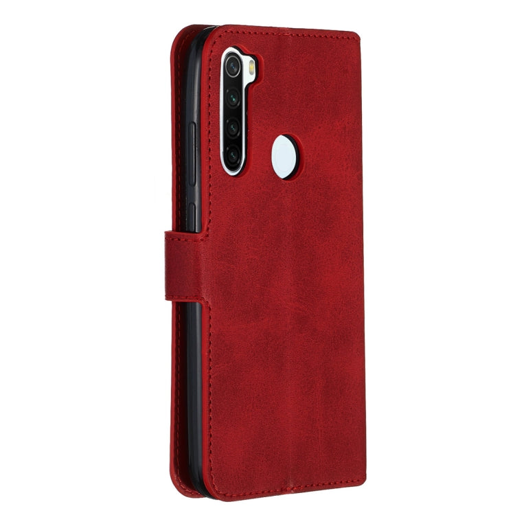 For Xiaomi Redmi Note 8T Classic Calf Texture Horizontal Flip PU Leather Case, with Holder & Card Slots & Wallet