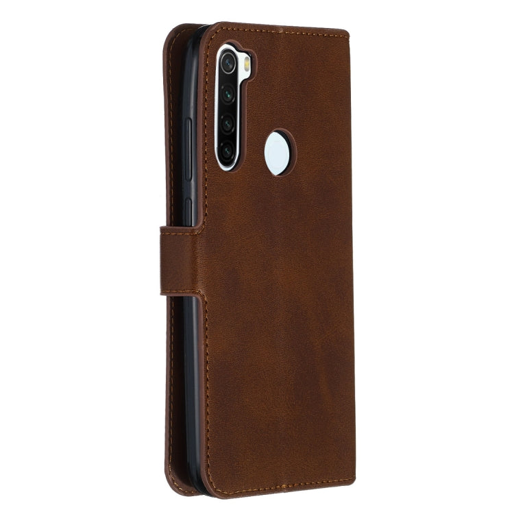 For Xiaomi Redmi Note 8T Classic Calf Texture Horizontal Flip PU Leather Case, with Holder & Card Slots & Wallet