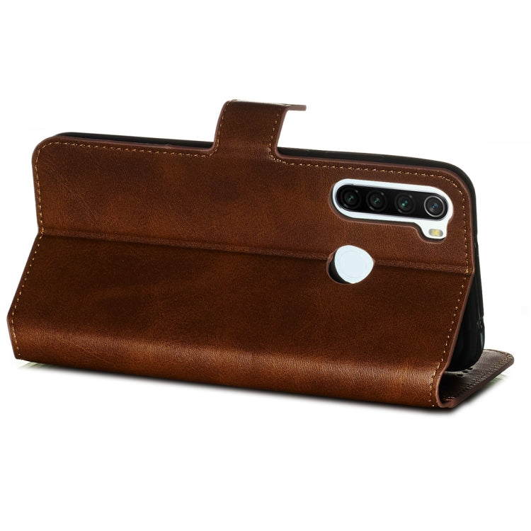 For Xiaomi Redmi Note 8T Classic Calf Texture Horizontal Flip PU Leather Case, with Holder & Card Slots & Wallet