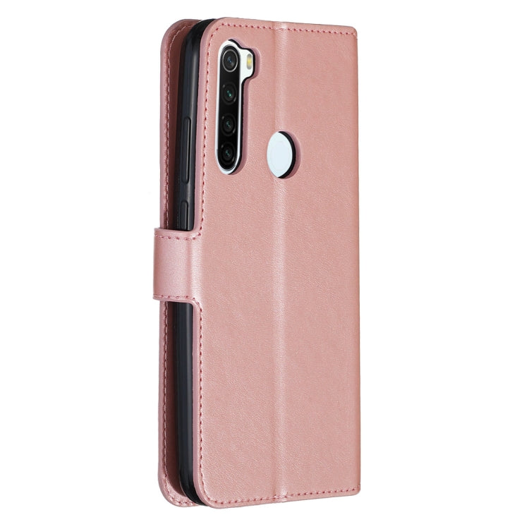 For Xiaomi Redmi Note 8T Classic Calf Texture Horizontal Flip PU Leather Case, with Holder & Card Slots & Wallet