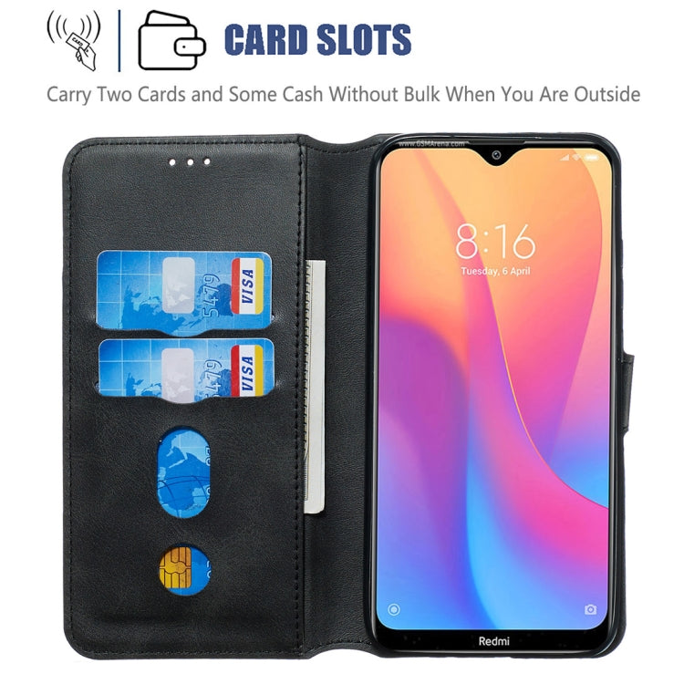 For Xiaomi Redmi 8A / Redmi 8 Classic Calf Texture Horizontal Flip PU Leather Case, with Holder & Card Slots & Wallet