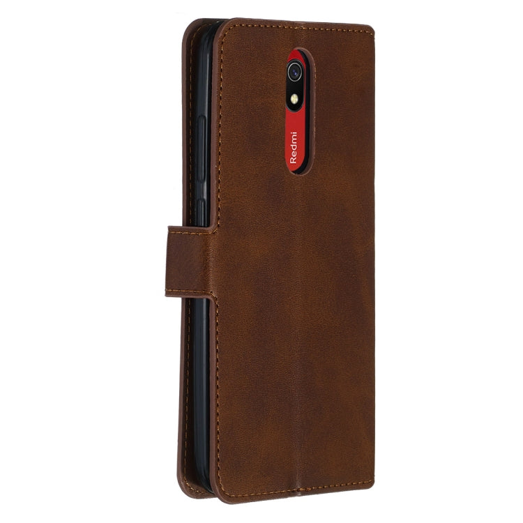 For Xiaomi Redmi 8A / Redmi 8 Classic Calf Texture Horizontal Flip PU Leather Case, with Holder & Card Slots & Wallet
