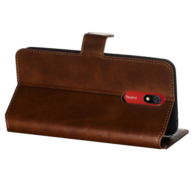 For Xiaomi Redmi 8A / Redmi 8 Classic Calf Texture Horizontal Flip PU Leather Case, with Holder & Card Slots & Wallet