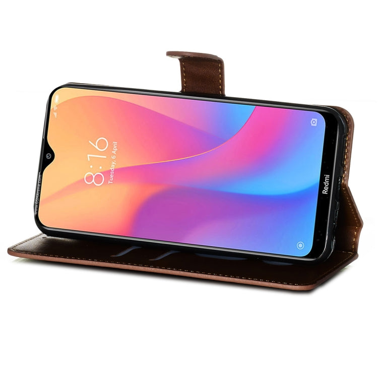 For Xiaomi Redmi 8A / Redmi 8 Classic Calf Texture Horizontal Flip PU Leather Case, with Holder & Card Slots & Wallet