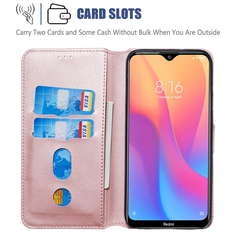For Xiaomi Redmi 8A / Redmi 8 Classic Calf Texture Horizontal Flip PU Leather Case, with Holder & Card Slots & Wallet