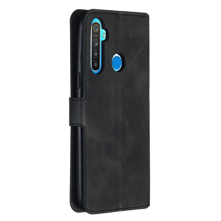 For OPPO Realme 5 Classic Calf Texture Horizontal Flip PU Leather Case, with Holder & Card Slots & Wallet