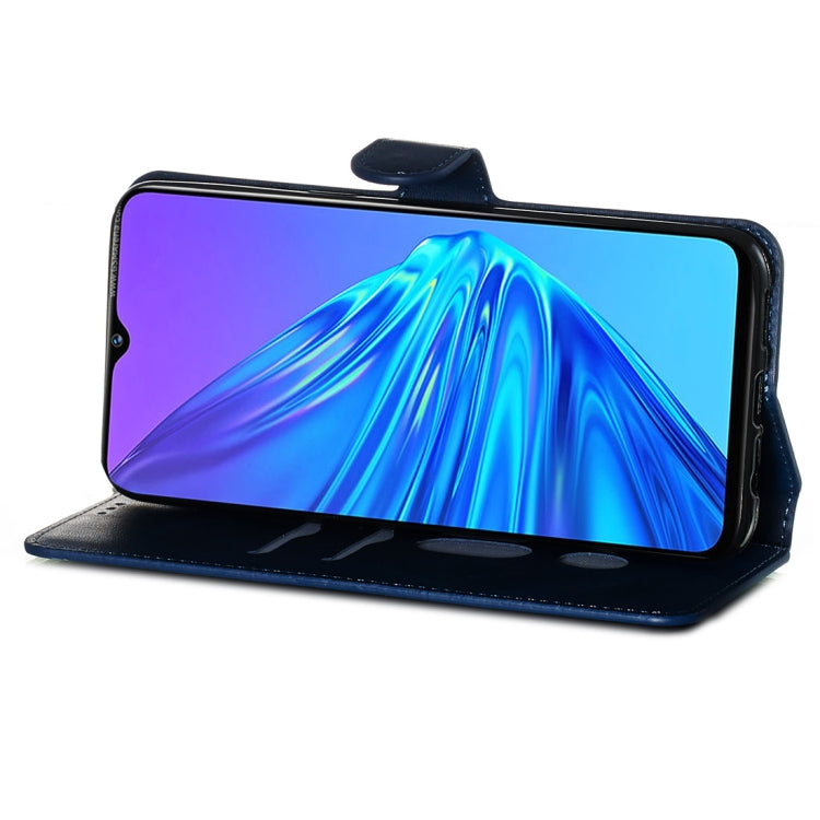 For OPPO Realme 5 Classic Calf Texture Horizontal Flip PU Leather Case, with Holder & Card Slots & Wallet