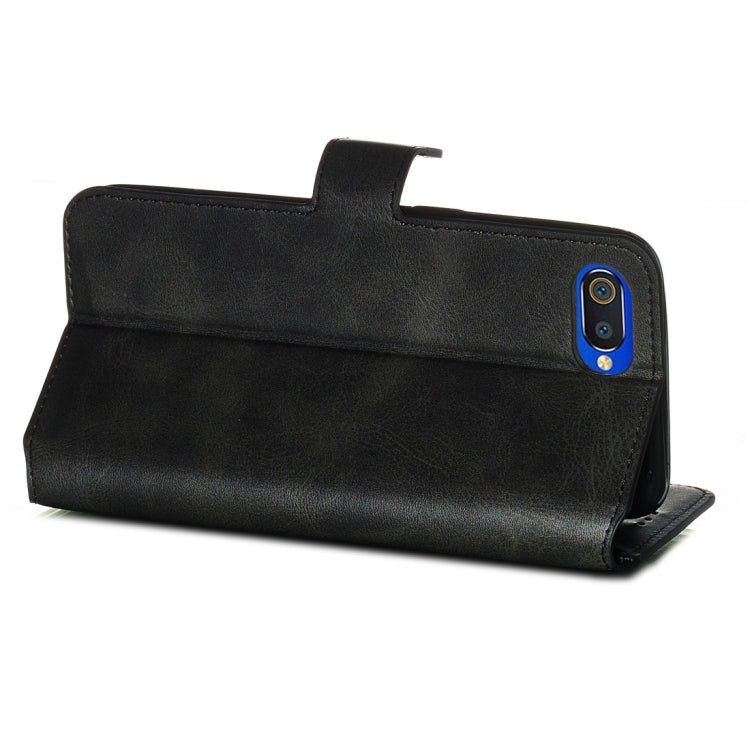 For OPPO A1k / Realme C2 Classic Calf Texture Horizontal Flip PU Leather Case, with Holder & Card Slots & Wallet