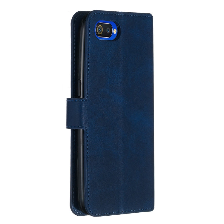 For OPPO A1k / Realme C2 Classic Calf Texture Horizontal Flip PU Leather Case, with Holder & Card Slots & Wallet