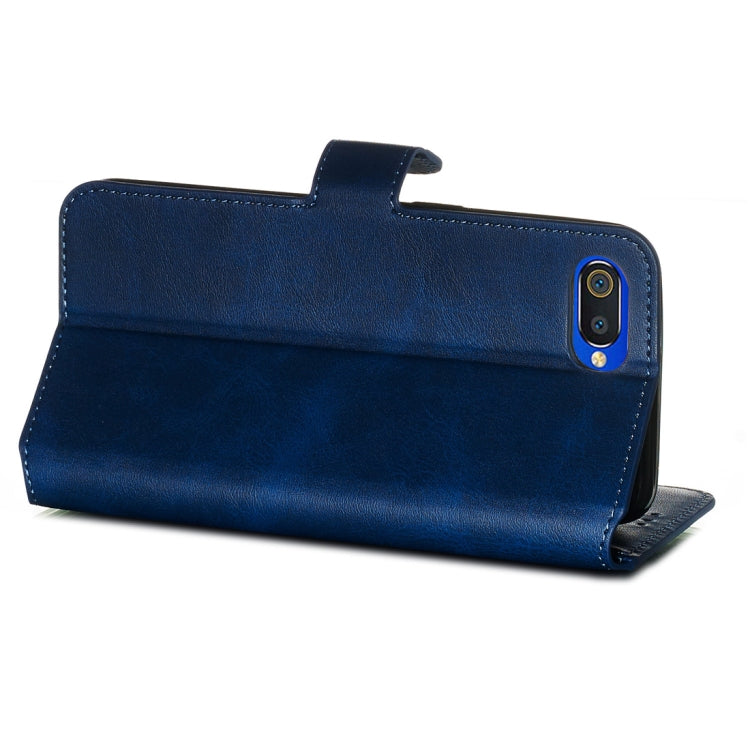 For OPPO A1k / Realme C2 Classic Calf Texture Horizontal Flip PU Leather Case, with Holder & Card Slots & Wallet