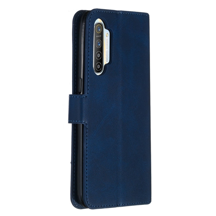 For OPPO Realme XT / Realme X2 Classic Calf Texture Horizontal Flip PU Leather Case, with Holder & Card Slots & Wallet