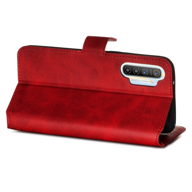 For OPPO Realme XT / Realme X2 Classic Calf Texture Horizontal Flip PU Leather Case, with Holder & Card Slots & Wallet