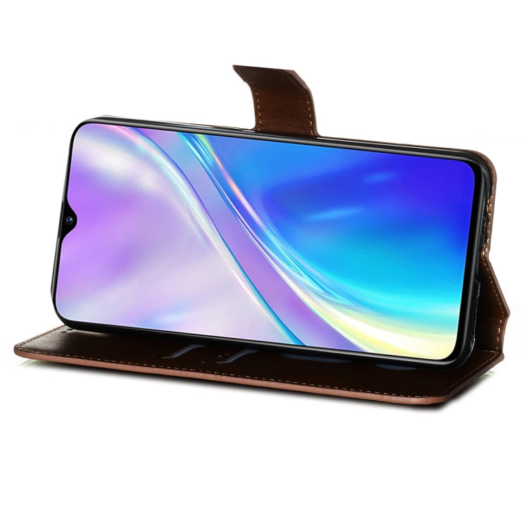 For OPPO Realme XT / Realme X2 Classic Calf Texture Horizontal Flip PU Leather Case, with Holder & Card Slots & Wallet