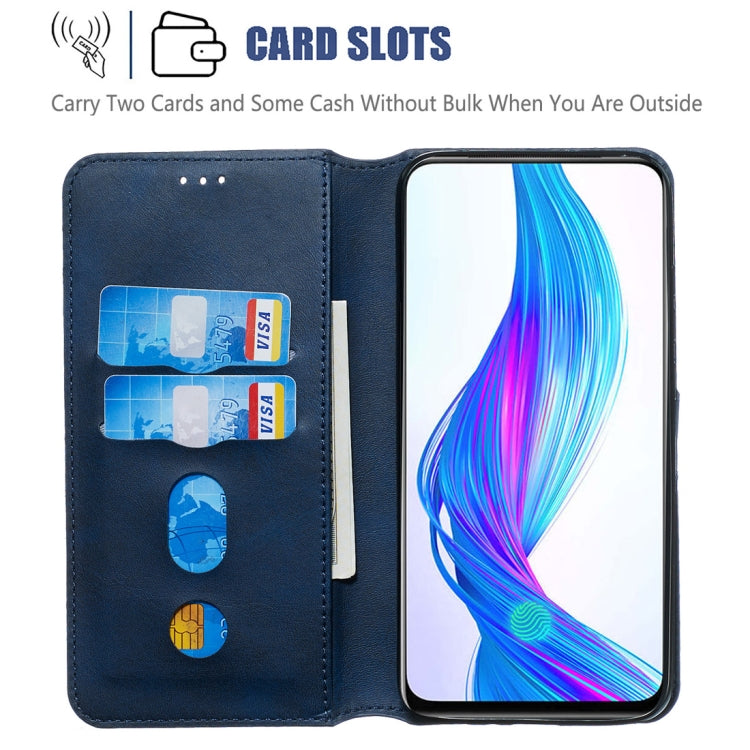 For OPPO K3 / Realme X Classic Calf Texture Horizontal Flip PU Leather Case, with Holder & Card Slots & Wallet