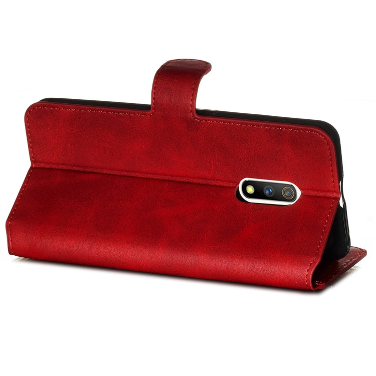 For OPPO K3 / Realme X Classic Calf Texture Horizontal Flip PU Leather Case, with Holder & Card Slots & Wallet