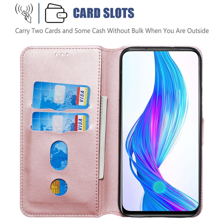 For OPPO K3 / Realme X Classic Calf Texture Horizontal Flip PU Leather Case, with Holder & Card Slots & Wallet