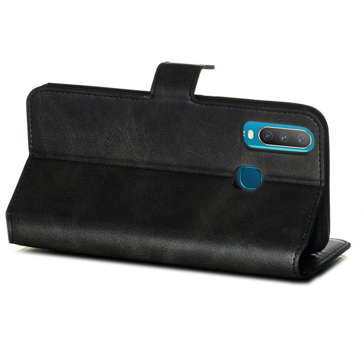For Vivo U10 / Y15 / Y17 / Y3 Classic Calf Texture Horizontal Flip PU Leather Case, with Holder & Card Slots & Wallet