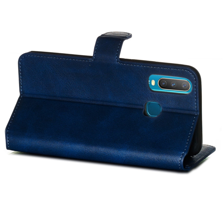 For Vivo U10 / Y15 / Y17 / Y3 Classic Calf Texture Horizontal Flip PU Leather Case, with Holder & Card Slots & Wallet