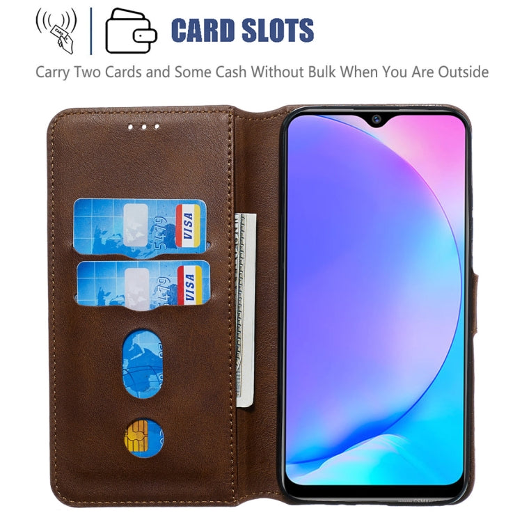 For Vivo U10 / Y15 / Y17 / Y3 Classic Calf Texture Horizontal Flip PU Leather Case, with Holder & Card Slots & Wallet