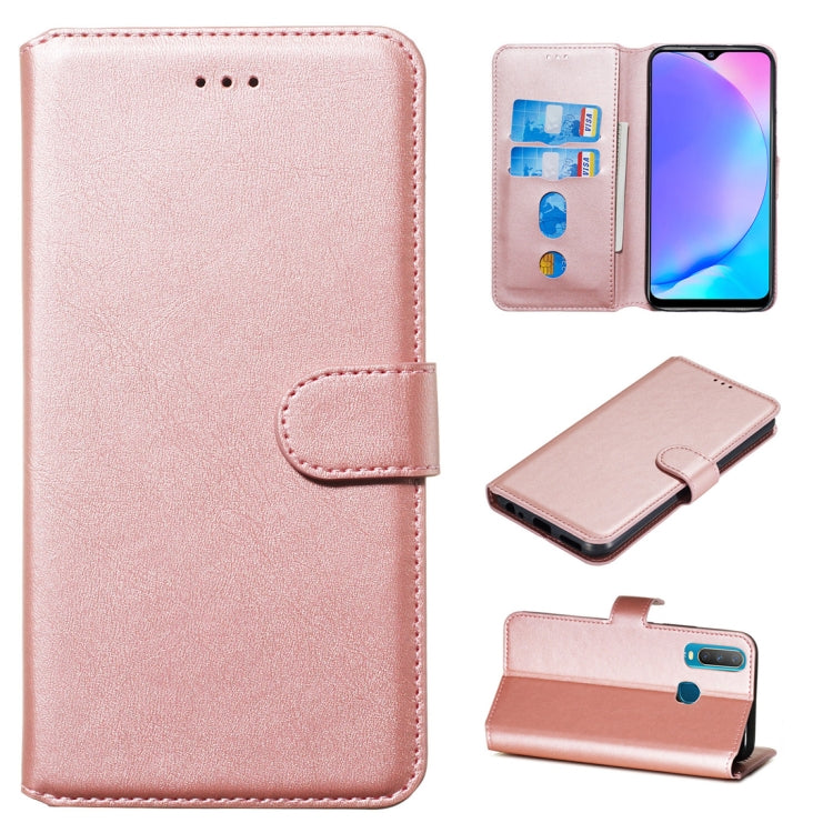 For Vivo U10 / Y15 / Y17 / Y3 Classic Calf Texture Horizontal Flip PU Leather Case, with Holder & Card Slots & Wallet