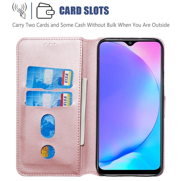 For Vivo U10 / Y15 / Y17 / Y3 Classic Calf Texture Horizontal Flip PU Leather Case, with Holder & Card Slots & Wallet