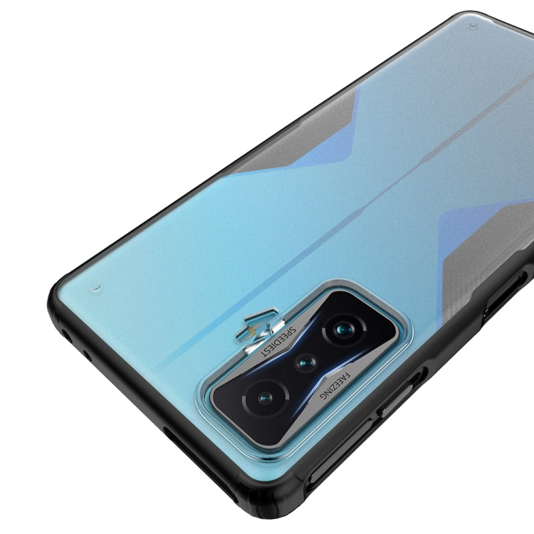 For Xiaomi Redmi K50 Gaming Four-corner Shockproof TPU + PC Phone Case(Blue)