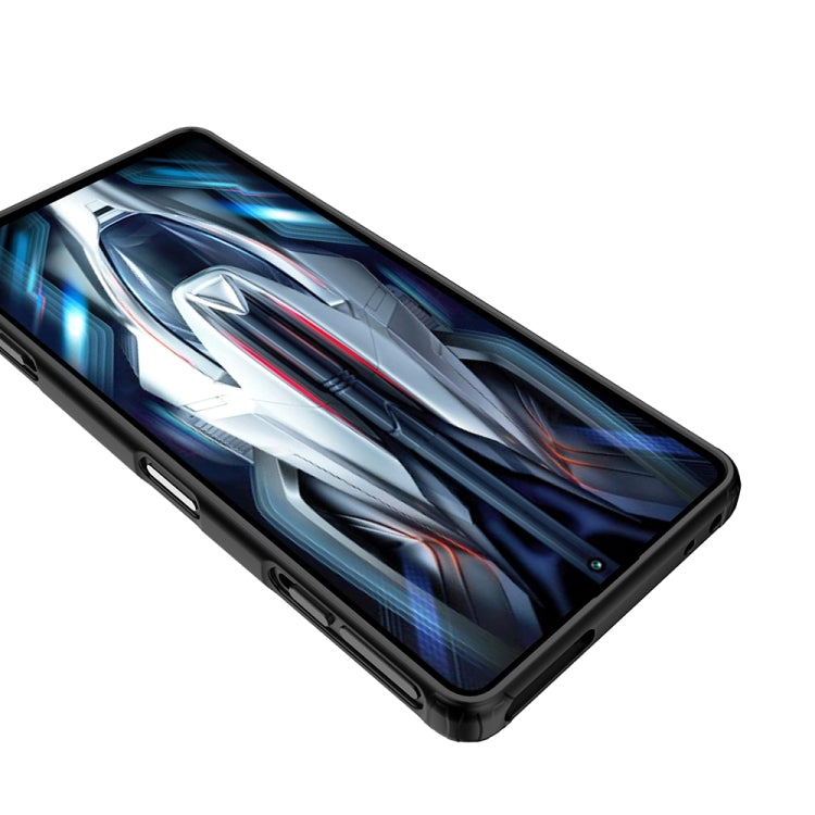 For Xiaomi Redmi K50 Gaming Four-corner Shockproof TPU + PC Phone Case(Blue)