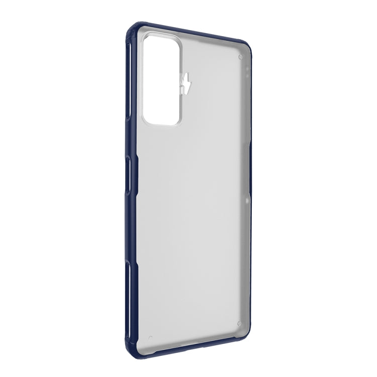 For Xiaomi Redmi K50 Gaming Four-corner Shockproof TPU + PC Phone Case(Blue)