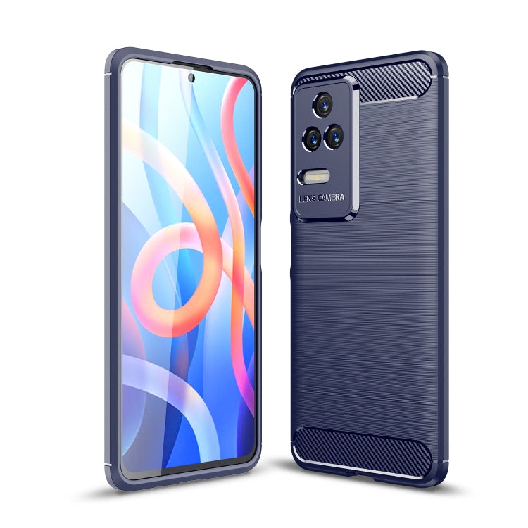 For Xiaomi Redmi K50 Pro Brushed Texture Carbon Fiber TPU Phone Case