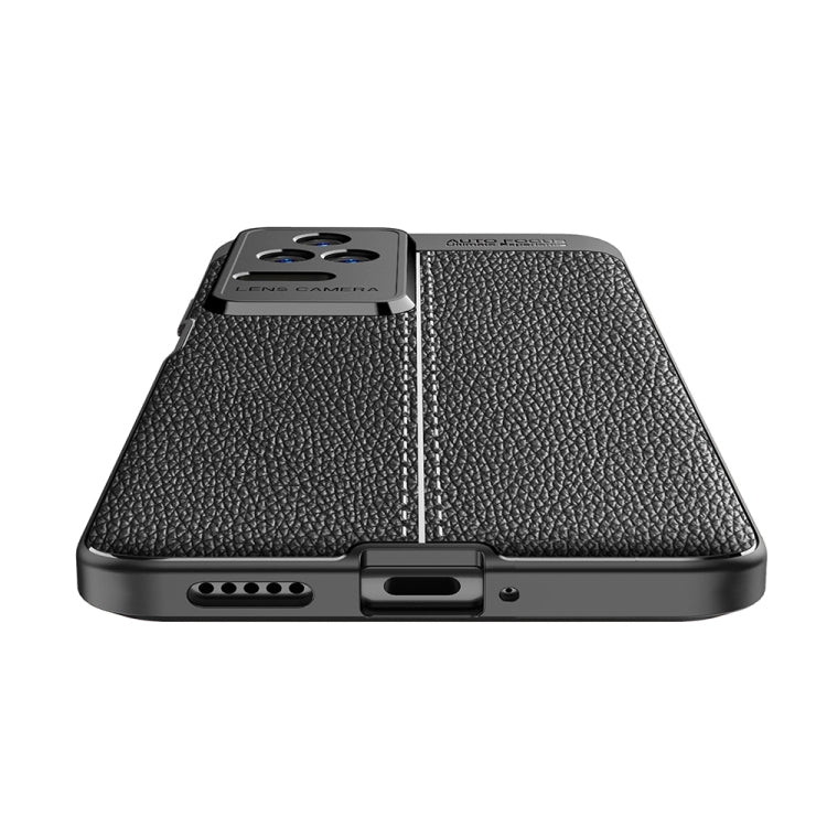 For Xiaomi Redmi K50 Pro Litchi Texture TPU Shockproof Phone Case