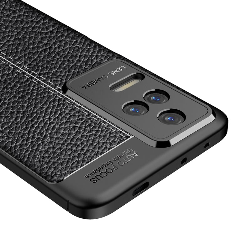 For Xiaomi Redmi K50 Pro Litchi Texture TPU Shockproof Phone Case