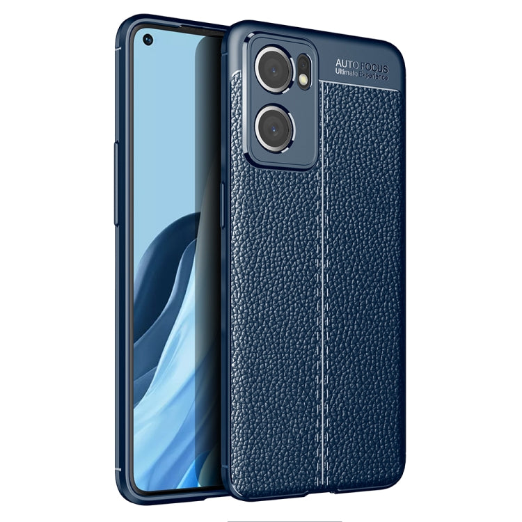 For OPPO Reno7 International Version Litchi Texture TPU Shockproof Phone Case