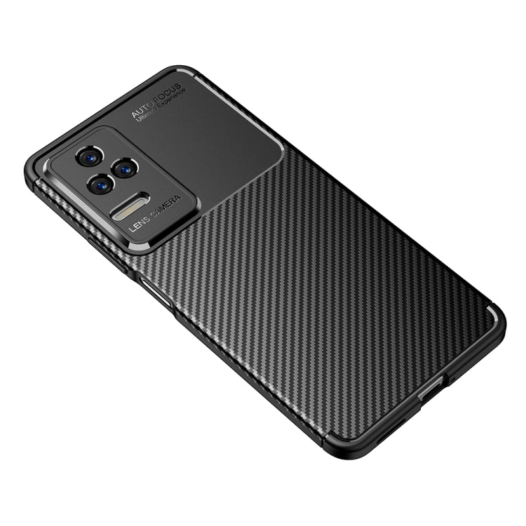 For Xiaomi Redmi K50 / K50 Pro Carbon Fiber Texture Shockproof TPU Phone Case