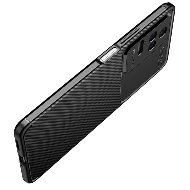 For Xiaomi Redmi K50 / K50 Pro Carbon Fiber Texture Shockproof TPU Phone Case