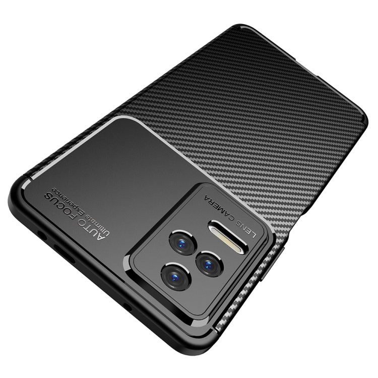 For Xiaomi Redmi K50 / K50 Pro Carbon Fiber Texture Shockproof TPU Phone Case